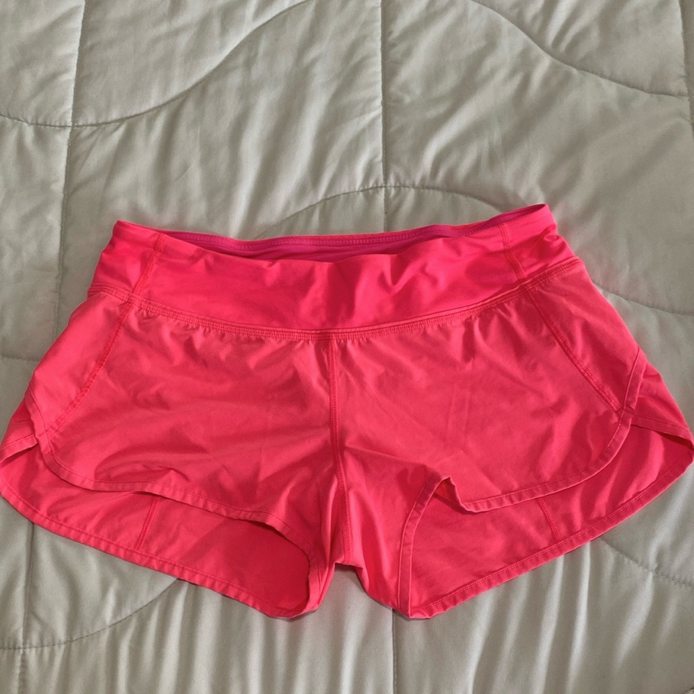 Lululemon Speed Up Low Rise 2.5 inch Hot Pink
